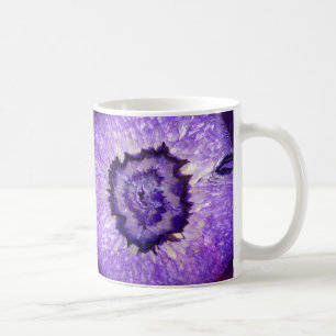 Caneca De Café Ágata roxa Geode de Falln