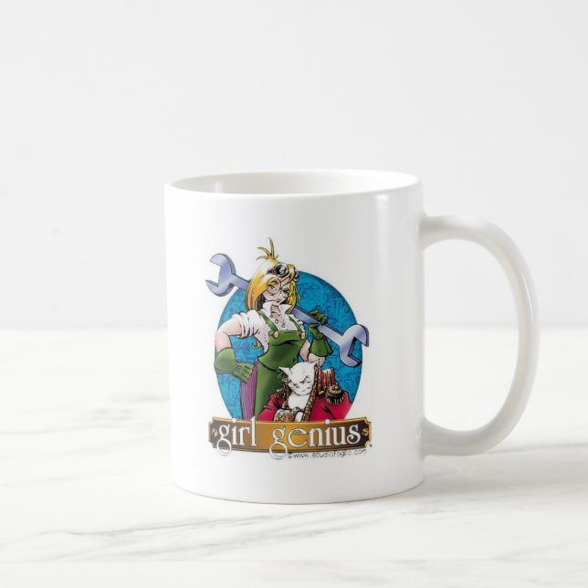 Caneca De Café Agatha Hetrodyne - gênio da menina (Direita)