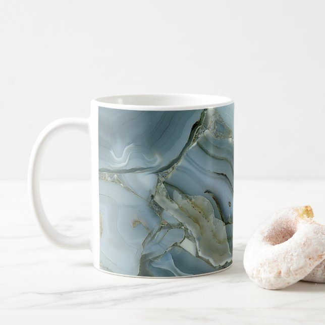 Caneca De Café Agato azul (Com Donut)