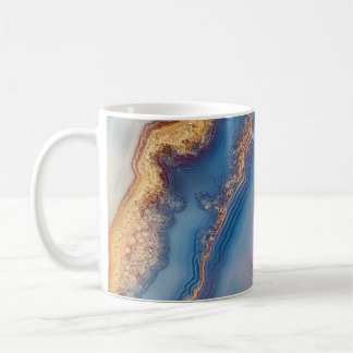 Caneca De Café Agato de rendas azuis