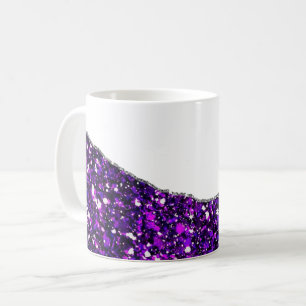 Caneca De Café Agato prateado roxo