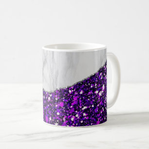 Caneca De Café Agato Preto Gilberto Marble Branco