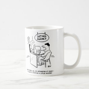 Caneca De Café Agência de namorando - não revelar todos os meus