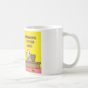 Caneca De Café Agência de Protecção Ambiental cortante da árv