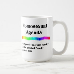Caneca De Café Agenda Homossexual