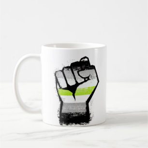 Caneca De Café Agender Pride