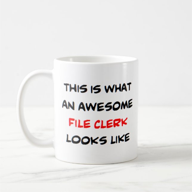 Caneca De Café agente de arquivos, incrível (Esquerda)