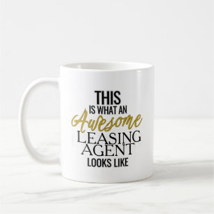 Caneca De Café Agente de leasing incrível   Presente Engraçado