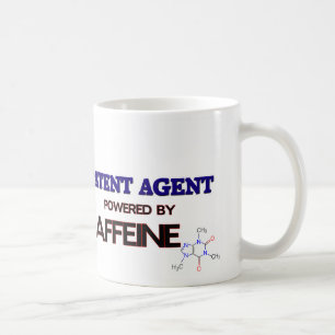 Caneca De Café Agente de patente psto pela cafeína
