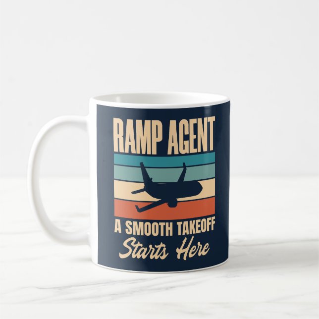 Caneca De Café Agente De Ramp Um Desligamento Suave Começa Aqui (Esquerda)