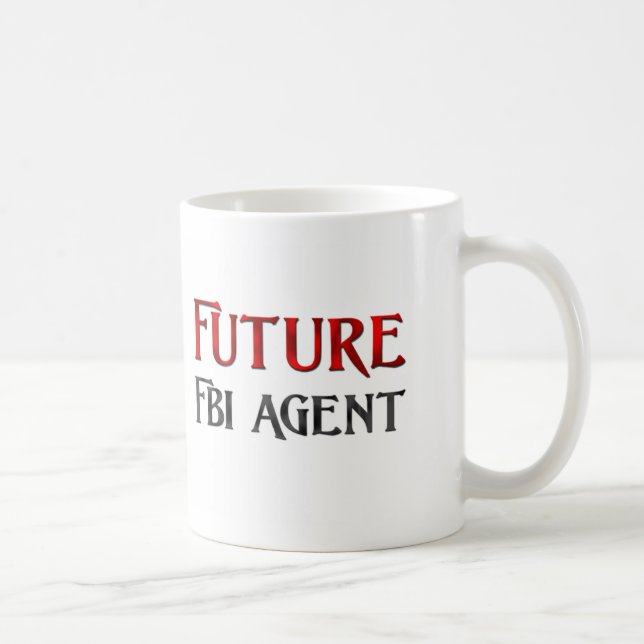 Caneca De Café Agente do FBI futuro (Direita)
