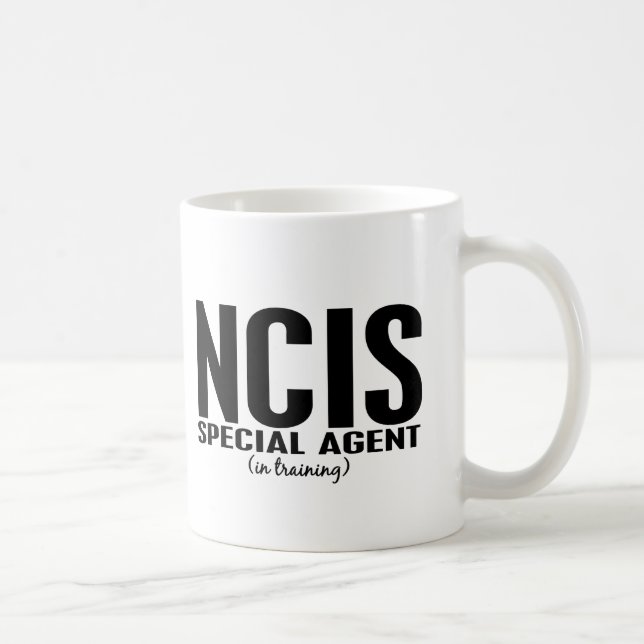 Caneca De Café Agente especial de NCIS no treinamento 1 (Direita)