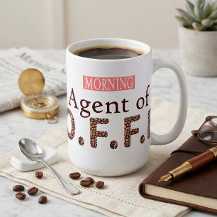 Caneca De Café Agente Matinal do C.A.F.É