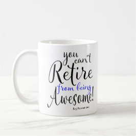 Caneca De Café Agente Policial Reposiciona Linha Azul Fino