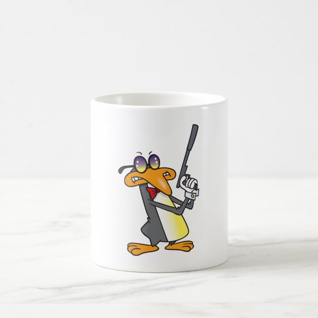 Caneca De Café Agente Secreto Penguin (Centro)