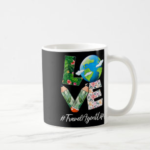 Caneca De Café Agente viagem Love World Earth Day Salve o planeta