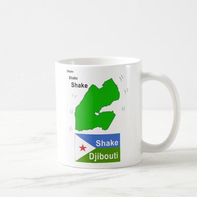 Caneca De Café Agitação Djibouti (Direita)