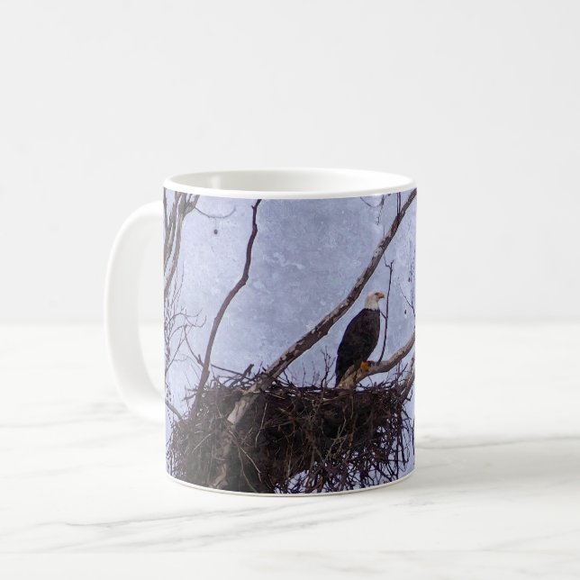 Caneca De Café Agle E Nest Coffee Mug (Frente Esquerda)