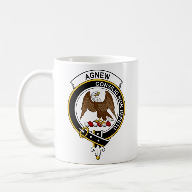 Caneca De Café Agnew Tartan Café Mug - tamanho 11oz (Esquerda)