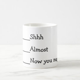 Caneca De Café Agora você pode falar meme engraçado