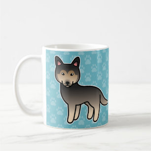 Caneca De Café Agouti Cartoon Siberian Husky