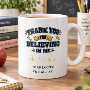 Caneca De Café Agradecimento ao Professor Obrigado