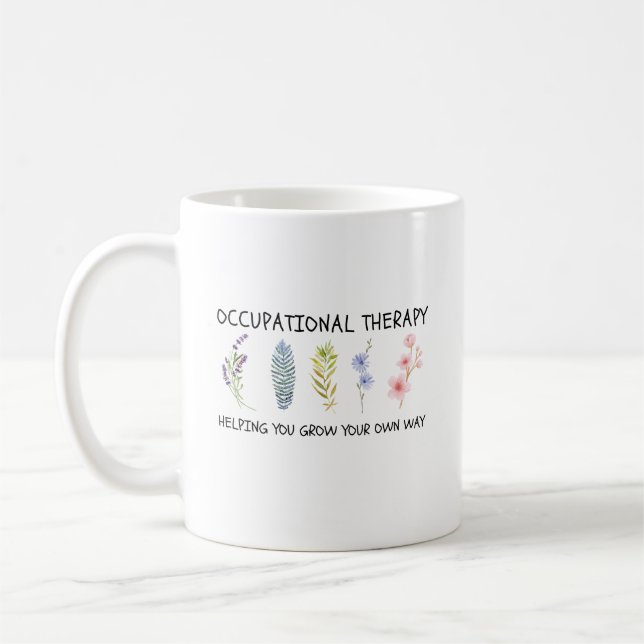 Caneca De Café Agradecimento ao Terapeuta Ocupacional (Esquerda)