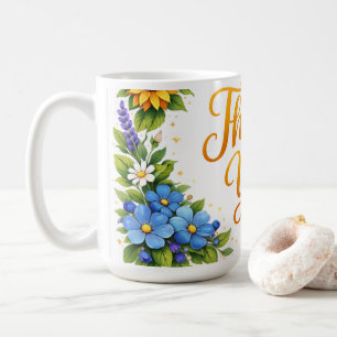 Caneca De Café *Agradecimento Floral