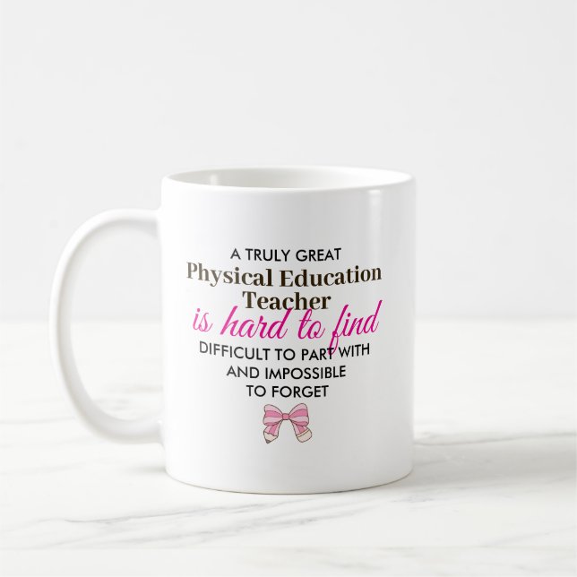 Caneca De Café Agradecimento Personalizado ao Professor de Educaç (Esquerda)