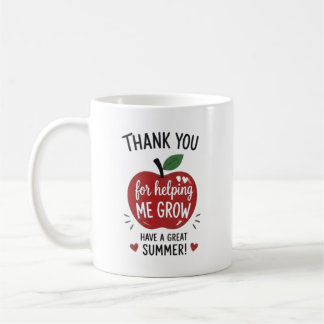 Caneca De Café Agradecimento Personalizado ao Professor que Me Aj