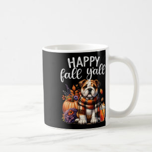 Caneca De Café Agradeço a abençoada queda do Buldogue inglês Y'a