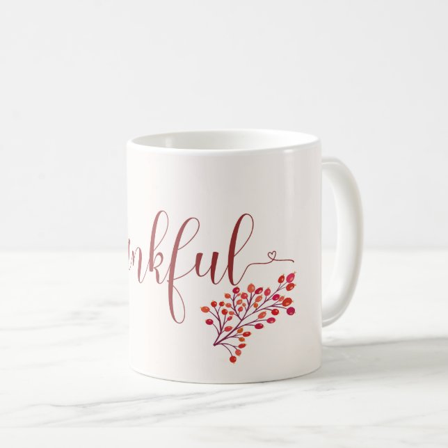 Caneca De Café Agradeço a Berries (Frente Esquerda)