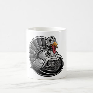 CANECA DE CAFÉ AGRADEÇO À TURQUIA ROBÓTICA