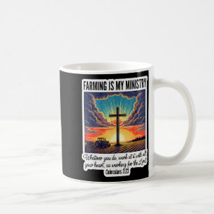 Caneca De Café Agricultor Cristão Agricultura É Meu Ministério Se