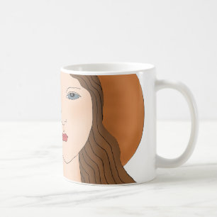 Caneca De Café Agricultor ou jardineira de mulheres orgânicas