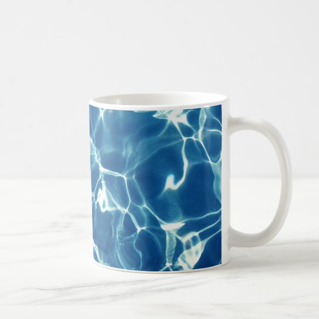 Caneca De Café Água Azul Espumante (Direita)