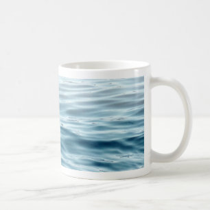 Caneca De Café Água azul ondulada