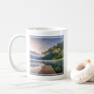Caneca De Café Água Azure Alpin Lake, Áustria