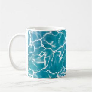 Caneca De Café Água do mar azul