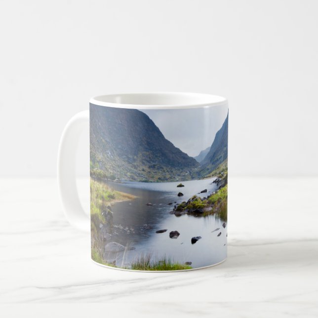 Caneca De Café Água | Lacuna de Dunloe County Kerry Irlanda (Frente Esquerda)