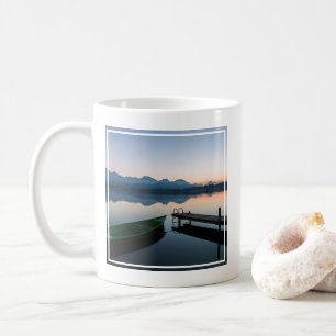 Caneca De Café Água lago Hopfen Bavarian Alps Alemanha
