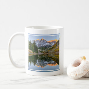 Caneca De Café Água Maroon Bells Lake Aspen Trees