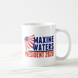 Caneca De Café Águas de Maxine para o presidente 2020