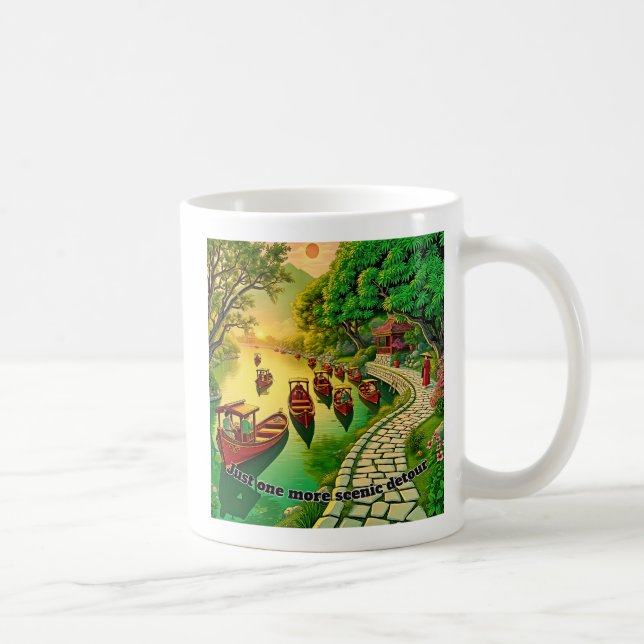 Caneca De Café Águas Tranquilas (Direita)