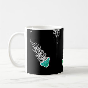 Caneca De Café Águas-vivas do arco-íris