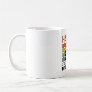 Caneca De Café Aguenta, Deixa-me Pensar Melhor Isto Divertido Ret
