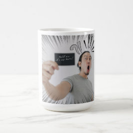 Caneca De Café Aguenta! É Minha Vez! – Design de Expressão Cômica