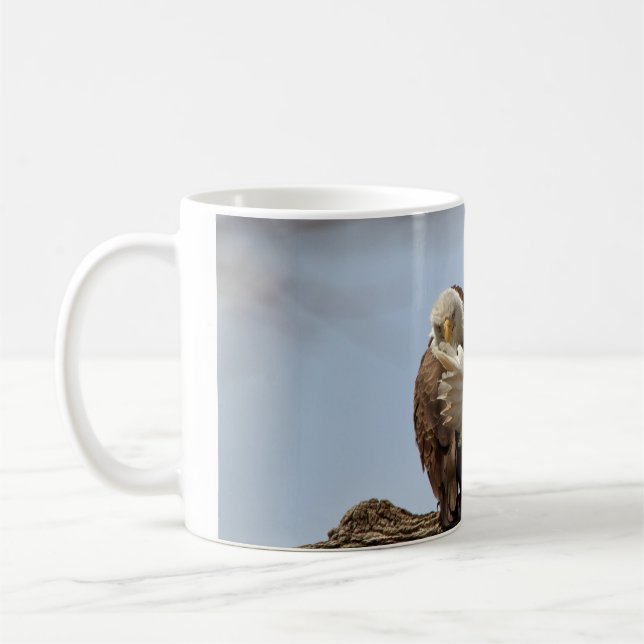 Caneca De Café Águia Balda (A ave que dá a ave) (Esquerda)