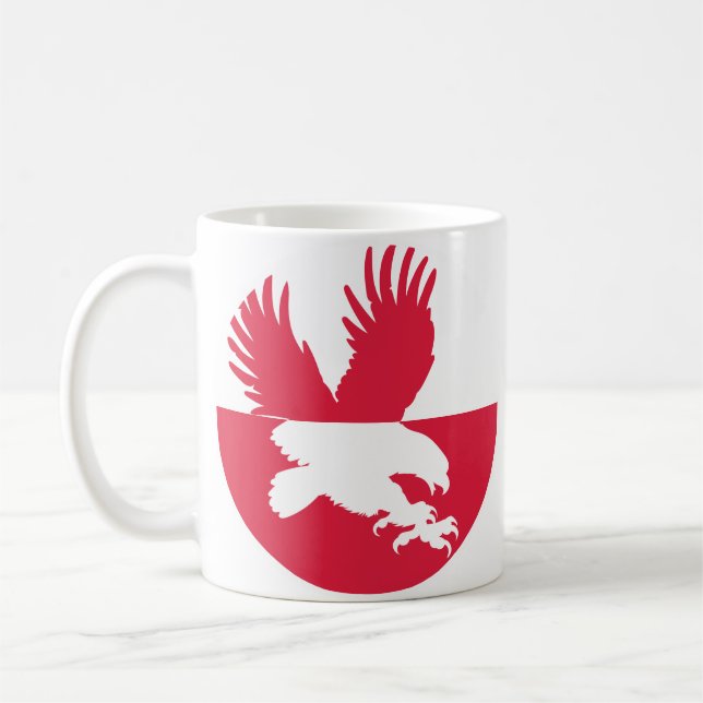 Caneca De Café Águia-branca-Polônia (Esquerda)