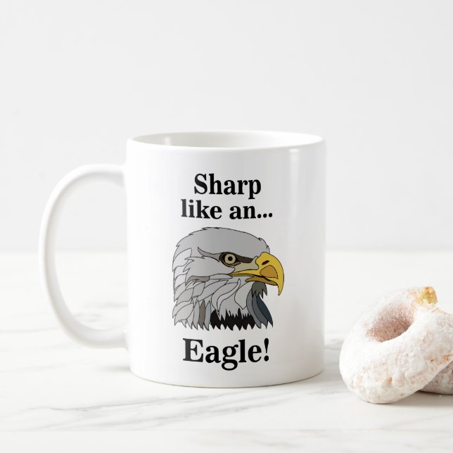 Caneca De Café Águia-careca (Com Donut)